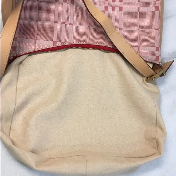 Burberry Vintage Authentic Red Denim Satchel Bag - Picture 9 of 16